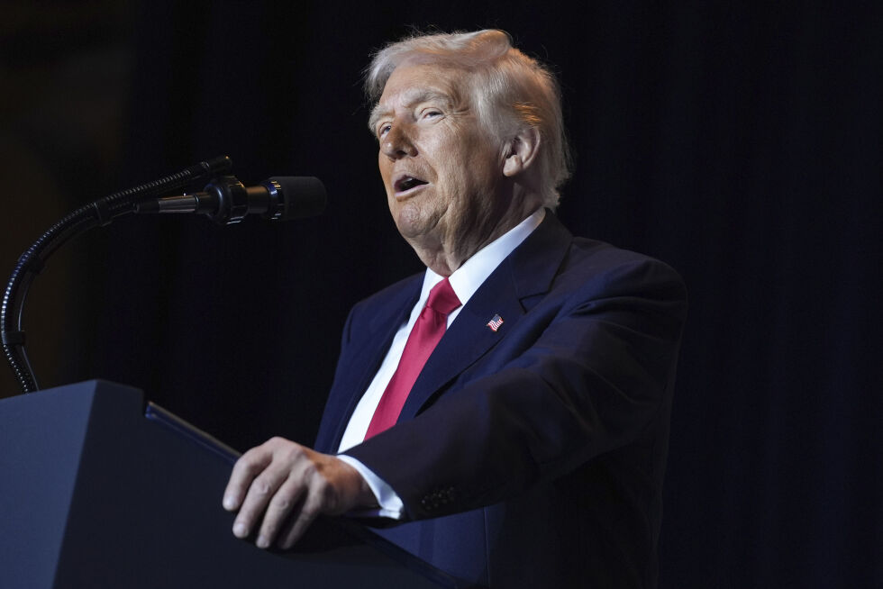 Torsdag ettermiddag skal USAs president Donald Trump skrive under på en presidentordre om sanksjoner mot Den internasjonale straffedomstolen (ICC), melder flere medier.
 Foto: Evan Vucci / AP / NTB