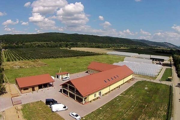 OASE: Mercy Farm ligger i byen Uzhgorod, nær grensen til Slovakia, og sto ferdig i 2016. Gården fremstår som en oase og har eget cateringkjøkken, kafeteria, spisesal, bakeri, 350 mål med dyrka mark og 21 drivhus.
 Foto: KPK-Ukraina