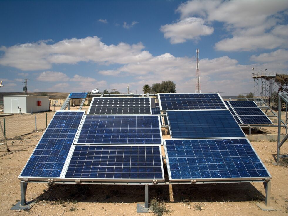 Revolusjon: Solcelleanlegget i Negev skal fosyne 10% av Israels elektrisitetsbehov allerede innen 2020.
