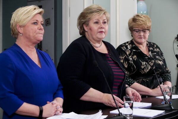 Fem trolig inn og fire ut i Solbergs utvidede regjering