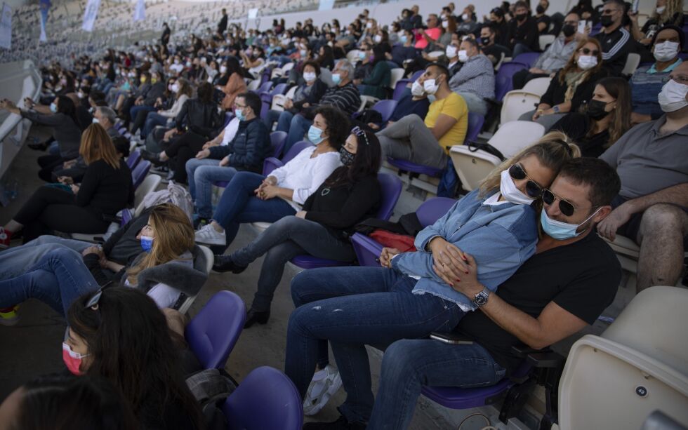 Israel åpner opp i stadig større grad ettersom koronaviruset forsvinner fra samfunnet.
 Foto: Ap