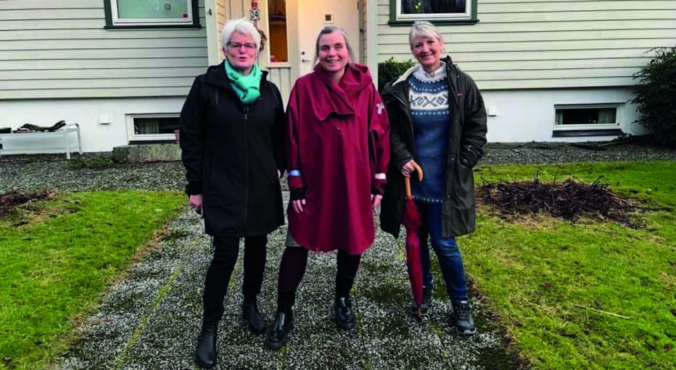 Landsmøte: Landsmøtekomiteen frå venstre Anne Marit Dugstad frå KFH-styret, Liv Reidun Henriksen Hansen og Birthe Heradstveit frå Bergensgruppa.
 Foto: Privat