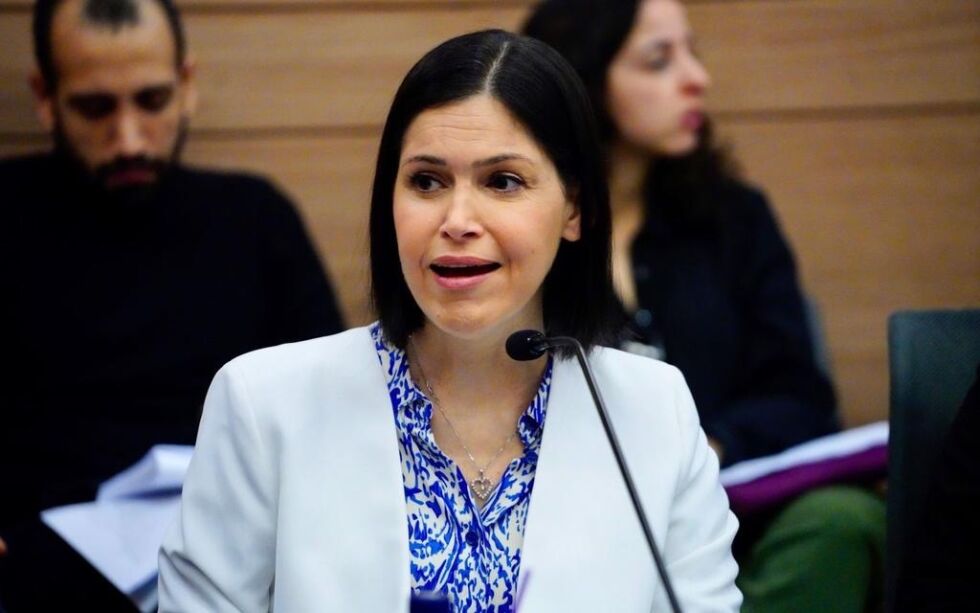 Karine Elharrar (Yesh Atid) er den eneste i opposisjonen som er nominert til en plass i Israels dommerutvalgskomité.
 Foto: Shalev Shalom/TPS