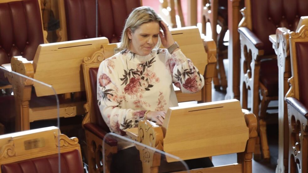 Frp-nestleder Sylvi Listhaug mener at en plass i FNs sikkerhetsråd vil koste mer enn det smaker for Norge.
 Foto: NTB Scanpix
